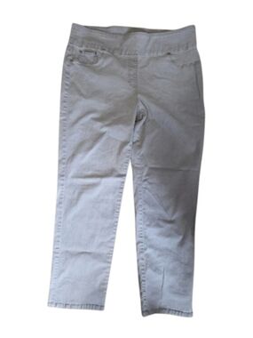 🐌 Ruby Rd. Light Gray Ankle Stretch Jeans